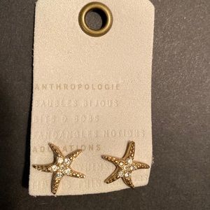 Anthropologie Starfish Earrings - New
